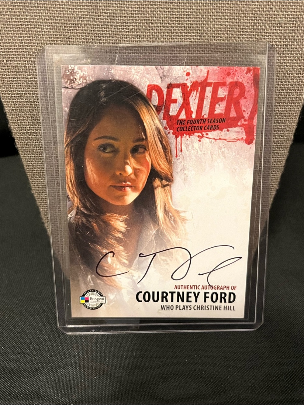 Dexter Collector Card - Red & White Autograph